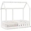 Image de vidaXL Cadre de lit d'enfants forme de maison sans matelas 70x140 cm