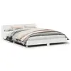 Image de vidaXL Cadre de lit sans matelas blanc 160x200 cm bois de pin massif