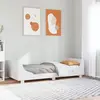 Image de vidaXL Cadre de lit sans matelas blanc 90x200 cm bois de pin massif