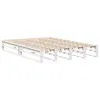 Image de vidaXL Cadre de lit sans matelas blanc 120x200 cm bois de pin massif