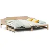 Image de vidaXL Lit de jour et lit gigogne sans matelas 90x190 cm bois massif