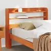 Image de vidaXL Tête de lit avec étagères marron cire 100 cm bois massif de pin