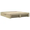 Image de vidaXL Cadre de lit sans matelas chêne sonoma 180x200 cm
