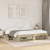 Image de vidaXL Cadre de lit sans matelas chêne sonoma 180x200 cm