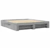 Image de vidaXL Cadre de lit sans matelas sonoma gris 180x200 cm