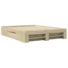 Image de vidaXL Cadre de lit sans matelas chêne sonoma 160x200 cm