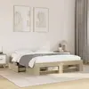 Image de vidaXL Cadre de lit sans matelas chêne sonoma 160x200 cm