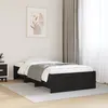 Image de vidaXL Cadre de lit sans matelas noir 90x200 cm bois d'ingénierie