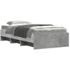Image de vidaXL Cadre de lit sans matelas sonoma gris 90x200 cm