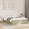 Image de vidaXL Cadre de lit sans matelas chêne sonoma 140x190 cm
