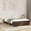 Image de vidaXL Cadre de lit sans matelas chêne marron 120x190 cm