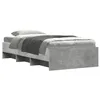 Image de vidaXL Cadre de lit sans matelas gris béton 90x190cm bois d'ingénierie