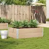 Image de vidaXL Jardinière 120x80 cm bois massif de pin