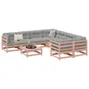 Image de vidaXL Salon de jardin 9 pcs bois massif sapin de douglas
