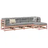 Image de vidaXL Salon de jardin 5 pcs bois massif sapin de douglas