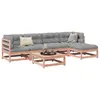 Image de vidaXL Salon de jardin 6 pcs bois massif sapin de douglas