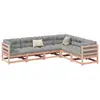 Image de vidaXL Salon de jardin 6 pcs bois massif sapin de douglas