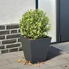Image de vidaXL Jardinière anthracite 30x30x30 cm acier