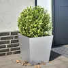 Image de vidaXL Jardinière 40x40x40 cm acier inoxydable