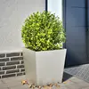Image de vidaXL Jardinière 50x50x50 cm acier inoxydable
