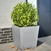 Image de vidaXL Jardinières 2 pcs 50x50x50 cm acier galvanisé