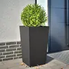Image de vidaXL Jardinière noir 45x45x75 cm acier