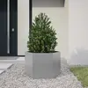 Image de vidaXL Jardinière hexagone 69x60x45 cm acier galvanisé
