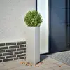 Image de vidaXL Jardinière triangulaire 30x26x75 cm acier galvanisé