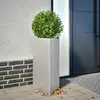 Image de vidaXL Jardinière triangulaire 40x34,5x75 cm acier galvanisé