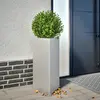 Image de vidaXL Jardinières 2 pcs triangulaire 40x34,5x75 cm acier galvanisé