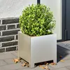 Image de vidaXL Jardinière 30x30x30 cm acier inoxydable