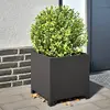 Image de vidaXL Jardinière noir 40x40x40 cm acier