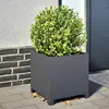 Image de vidaXL Jardinière anthracite 40x40x40 cm acier