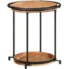 Image de vidaXL Table d'appoint Ø55x60 cm bois massif d'acacia