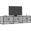 Image de vidaXL Meuble TV sonoma gris 180x35x41 cm bois d'ingénierie