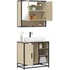 Image de vidaXL Ensemble de meubles de salle de bain 2 pcs chêne sonoma