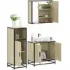 Image de vidaXL Ensemble de meubles de salle de bain 3 pcs chêne sonoma