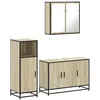 Image de vidaXL Ensemble de meubles de salle de bain 3 pcs chêne sonoma