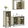 Image de vidaXL Ensemble de meubles de salle de bain 3 pcs chêne sonoma