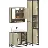 Image de vidaXL Ensemble de meubles de salle de bain 3 pcs chêne sonoma