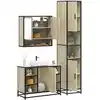 Image de vidaXL Ensemble de meubles de salle de bain 3 pcs chêne sonoma