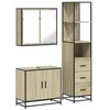 Image de vidaXL Ensemble de meubles de salle de bain 3 pcs chêne sonoma