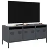 Image de vidaXL Meuble TV anthracite 101,5x39x43,5 cm acier laminé à froid