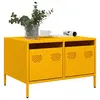 Image de vidaXL Meuble TV jaune moutarde 68x50x43,5 cm acier laminé à froid
