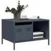 Image de vidaXL Table basse anthracite 68,5x50x43,5 cm acier laminé à froid