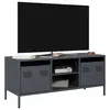Image de vidaXL Meuble TV anthracite 101,5x39x43,5 cm acier laminé à froid