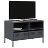 Image de vidaXL Meuble TV anthracite 68x39x43,5 cm acier laminé à froid