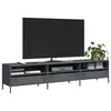 Image de vidaXL Meuble TV anthracite 202x39x43,5 cm acier laminé à froid