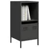 Image de vidaXL Buffet noir 35x39x73,5 cm acier laminé à froid
