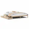 Image de vidaXL Cadre de lit sans matelas 200x200 cm bois massif de pin